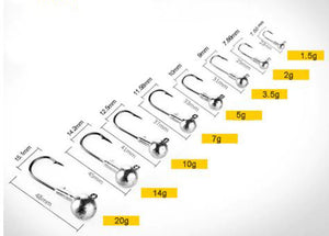 Soft Jig Hook for Fishing