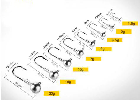 Soft Jig Hook for Fishing