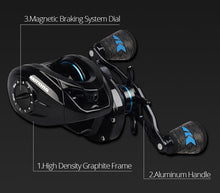 Load image into Gallery viewer, Light Dual Brake Fishing Reel