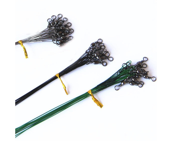 Steel Wire Leader With Swivel Line