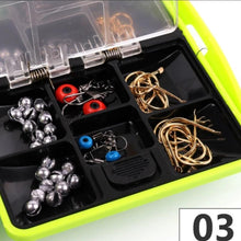 Load image into Gallery viewer, Full Loaded Water-Resistant Fishing Box with Tackle