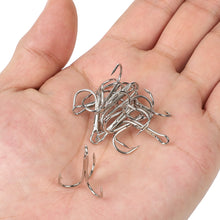 Load image into Gallery viewer, Carbon Steel Treble Fishing Hook