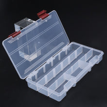 Load image into Gallery viewer, Transparent Visible Plastic Fishing Tackle Box