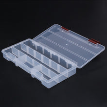 Load image into Gallery viewer, Transparent Visible Plastic Fishing Tackle Box
