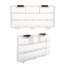 Load image into Gallery viewer, Transparent Visible Plastic Fishing Tackle Box