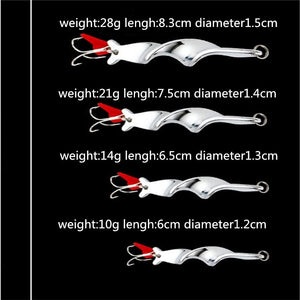 Rotating Metal Spinner Spoon Fishing Lure