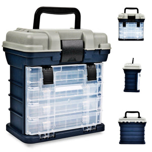 Fishing Tackle Plastic Handle Box