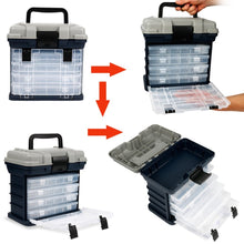 Load image into Gallery viewer, Fishing Tackle Plastic Handle Box