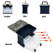 Load image into Gallery viewer, Fishing Tackle Plastic Handle Box