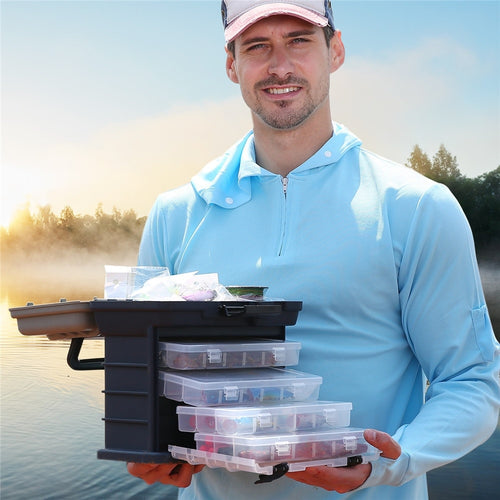 Fishing Tackle Plastic Handle Box