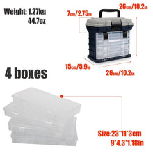 Load image into Gallery viewer, Fishing Tackle Plastic Handle Box