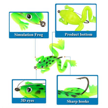 Load image into Gallery viewer, Artificial Fishing Silicone Frog Lure