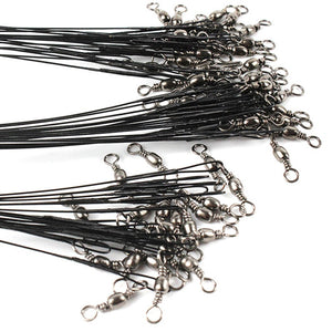 Steel Wire Leader With Swivel Line