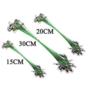 Steel Wire Leader With Swivel Line