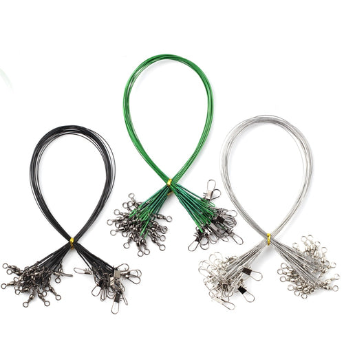Steel Wire Leader With Swivel Line