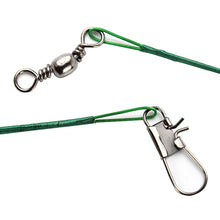 Load image into Gallery viewer, Steel Wire Leader With Swivel Line