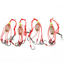 Load image into Gallery viewer, Cage Sharp Fishing Hook with Stainless Steel Spring