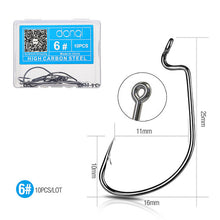 Load image into Gallery viewer, Soft Barbed Carp Fishing Hook