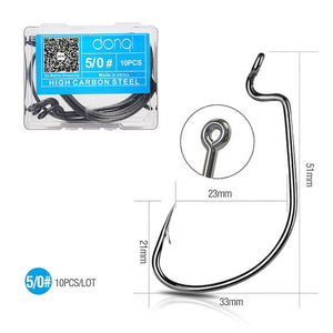 Soft Barbed Carp Fishing Hook