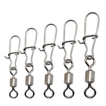 Load image into Gallery viewer, Fishing Connector Pin Bearing Rolling Swivel