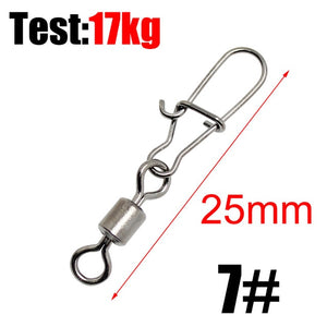 Fishing Connector Pin Bearing Rolling Swivel