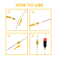 Load image into Gallery viewer, Rubber Stopper Fishing Space Beans Float