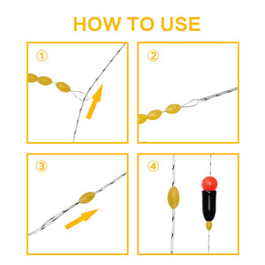 Rubber Stopper Fishing Space Beans Float