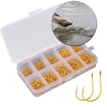 Load image into Gallery viewer, High Carbon Steel Fishing Bait Hook Set