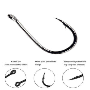 High Carbon Steel Fishing Bait Hook Set