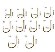 Load image into Gallery viewer, High Carbon Steel Fishing Bait Hook Set