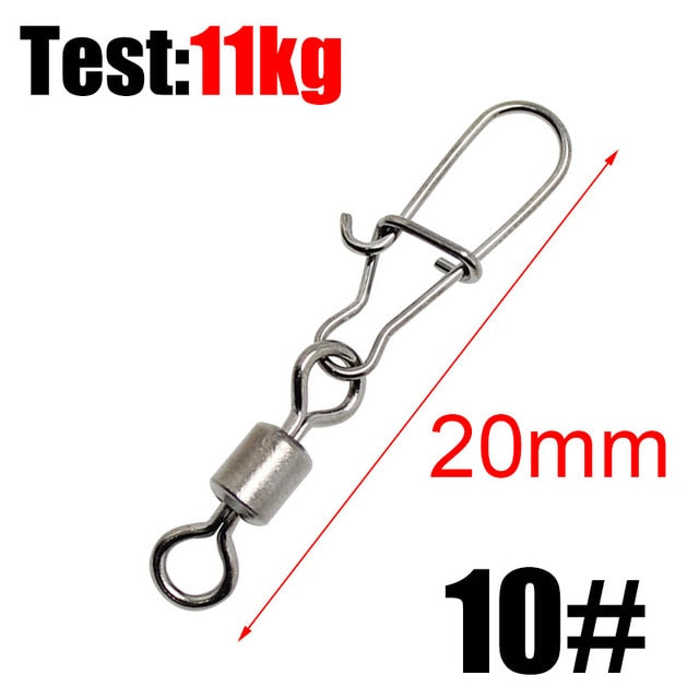 Fishing Connector Pin Bearing Rolling Swivel