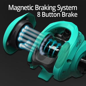 Light Dual Brake Fishing Reel